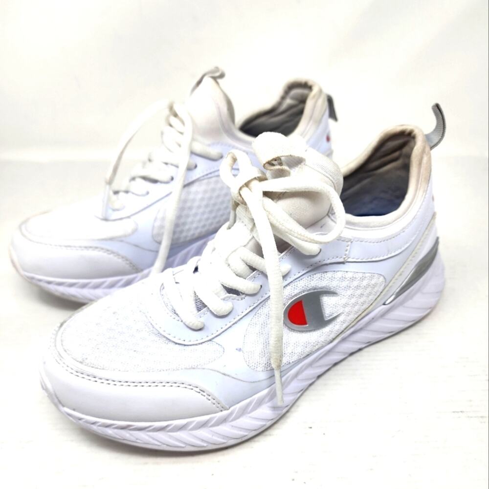 Champion White Sneakers Gift Lace up White Runners Athleisure Women's Size 7